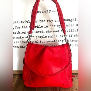 REDUCED PRICE! Aimee Kestenberg HOT red hobo/crossbody. NEW condition.